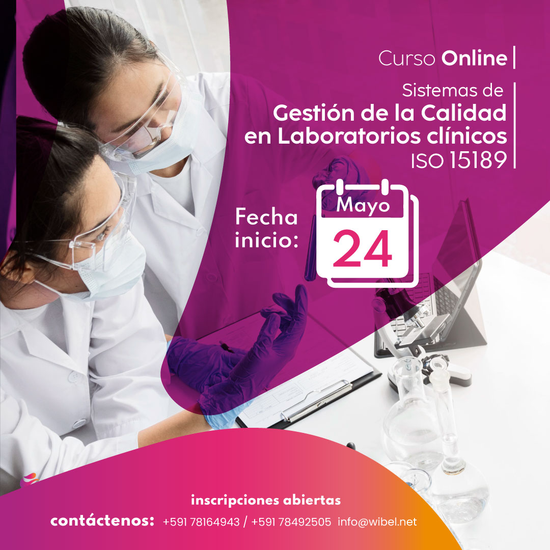 Curso Online Gestion De La Calidad En Laboratorios Clinicos Iso 15189 Wibel 7364